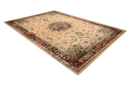 RugsX Wool Carpet Polonia Kordoba25 Rosette, Frame Light Ruby 200X300 Cm - thumbnail 3