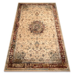RugsX Wool Carpet Polonia Kordoba25 Rosette, Frame Light Ruby 200X300 Cm - thumbnail 4