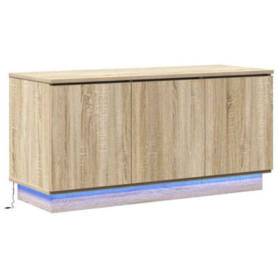 Berkfield Modern Tv Cabinet Sonoma Oak 100X38X49 Cm Engineered Wood