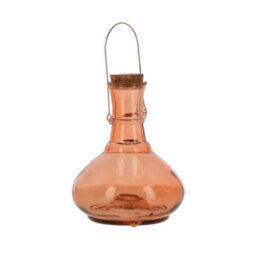 Ckb Ltd 1X Extra Large Wasp Trap Catcher - Glass Honey Pot Bulbous Bottle Design With Metal Hanger (Terracotta) - thumbnail 3