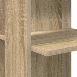Berkfield Corner Desk With Storage Sonoma Oak 140X113,5X75Cm - thumbnail 7