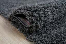 Smart Living Shaggy Soft Thick Area Rug, Living Room Carpet, Kitchen Floor, Bedroom Soft Rugs 60Cm X 220Cm - Dark Grey - thumbnail 2