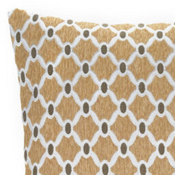 Luxury Living Berkley Luxury Geometric Chenille Cushion Gold - thumbnail 2