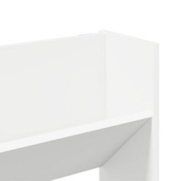 Vidaxl Wall Shoe Cabinet 2 Pcs White 80X18X60 Cm Engineered Wood - thumbnail 8