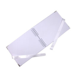 Woodside Home Living Metal Corner Scrap Book Style Photo Album 29Cm X 21.5Cm - White - thumbnail 2