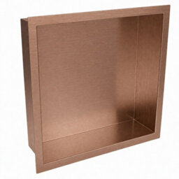 Aquarius Shower Niche 300 X 300mm In Brushed Bronze - thumbnail 2