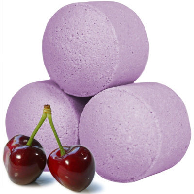 Serenityy 1.3Kg Box Of Mini Fizz Spheres - Black Cherry, Hand-Made, Vegan, Cruelty Free - image 1