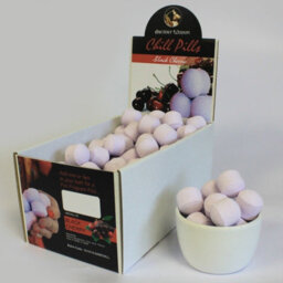 Serenityy 1.3Kg Box Of Mini Fizz Spheres - Black Cherry, Hand-Made, Vegan, Cruelty Free - thumbnail 2