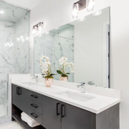 Mirroroutlet 4mm Sheet Mirror Glass Polished Edges With 4 Holes 140 X 90Cm