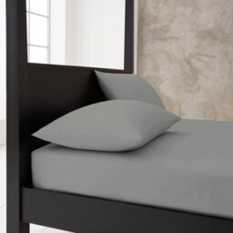 Gc Gaveno Cavailia Premium Super Soft Percale Fitted Sheet King Charcoal