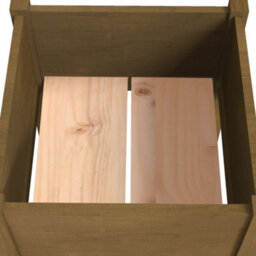Berkfield Garden Planters 2 Pcs Honey Brown 50X50X70 Cm Solid Pinewood - thumbnail 6