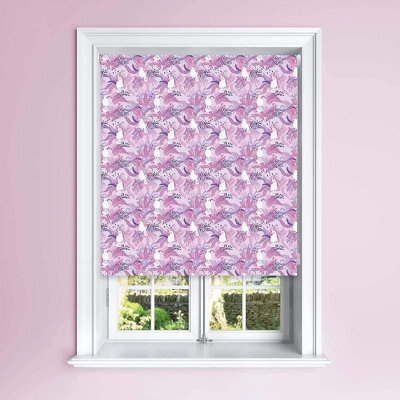 Lister Cartwright Blackout Roller Blinds For Kids Easy Fit Child Safety Included (Cockatoo Purple, 90 X 140 Cm) - image 1