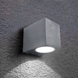 Long Life Lamps Company Aluminium Finely Finished Mini Cube Single Outdoor Wall Light Fixture Gu10 Zlc066Ab - thumbnail 6