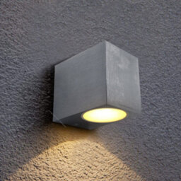 Long Life Lamps Company Aluminium Finely Finished Mini Cube Single Outdoor Wall Light Fixture Gu10 Zlc066Ab - thumbnail 5