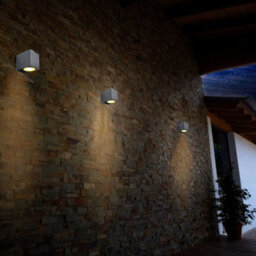 Long Life Lamps Company Aluminium Finely Finished Mini Cube Single Outdoor Wall Light Fixture Gu10 Zlc066Ab - thumbnail 8