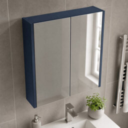Balterley Winshill Mirror - Blue - 600mm - thumbnail 3