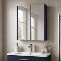 Balterley Winshill Mirror - Blue - 600mm - thumbnail 4