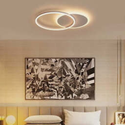 Dimmable Led Ceiling Light 28W Round Modern Chandelier Remote Livingroom Bedroom - thumbnail 6