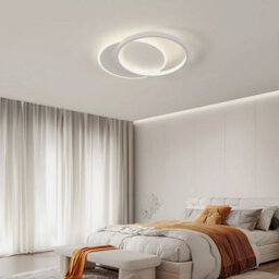 Dimmable Led Ceiling Light 28W Round Modern Chandelier Remote Livingroom Bedroom - thumbnail 3