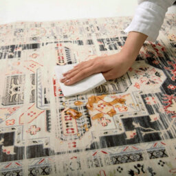 Decoranddecor Living Room Rugs, Washable Area Rugs, 120X170Cm, Non-Slip, Pet Friendly, Low Pile, Geometric Rug - Florin - thumbnail 4