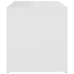 Berkfield Modern Side Table White 59X36X38 Cm Engineered Wood - thumbnail 5