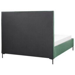 Beliani Ottoman Bed Velvet Sezanne 160 X 200 Cm (Eu King Size) Dark Green - thumbnail 9
