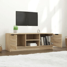 Vidaxl Tv Cabinet Sonoma Oak 102X35X36.5 Cm Engineered Wood - thumbnail 6