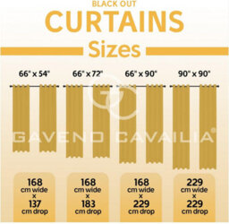 Gc Gaveno Cavailia Yellow Blackout Eyelet Curtains 66X72 Inches 80-90% Black Out Thermal Ring Top Curtain Pair Window - thumbnail 5