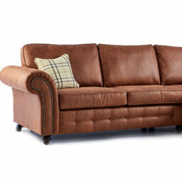 Furnishings For Less UK Oakland Tan Chesterfield 7 Seater L Shape Large Corner Sofa - thumbnail 5