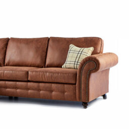 Furnishings For Less UK Oakland Tan Chesterfield 7 Seater L Shape Large Corner Sofa - thumbnail 6