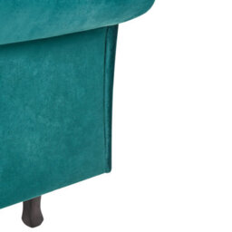 Beliani Right-Hand Chaise Longue Lattes Ii Velvet Emerald Green With Cushion - thumbnail 7