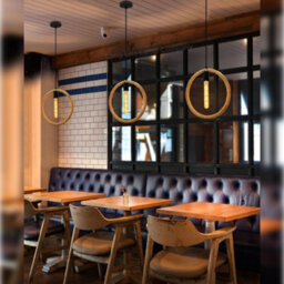 Long Life Lamps Company Vintage Industrial Ceiling Hemp Rope Round Pendant Light H3047 - thumbnail 9