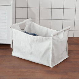 Sobuy Fsr40-W Bathroom Storage Cabinet Chest Laundry Bin Laundry Basket Toy Box,white,w50Xd34.5Xh53 - thumbnail 6