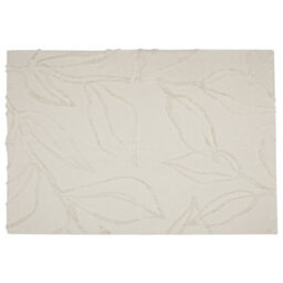 Beliani Blanket Acacia Cotton 130 X 160 Cm Beige - thumbnail 4