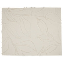 Beliani Blanket Acacia Cotton 130 X 160 Cm Beige - thumbnail 5