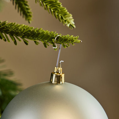 Silver Effect S-Shaped Christmas Decoration Hook, Pack Of 40 - image 1
