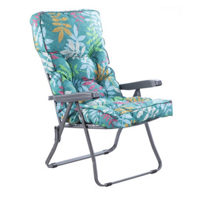 Alfresia Recliner Chair, Charcoal Frame, Classic Cushion - image 1