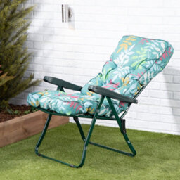 Alfresia Recliner Chair, Charcoal Frame, Classic Cushion - thumbnail 3