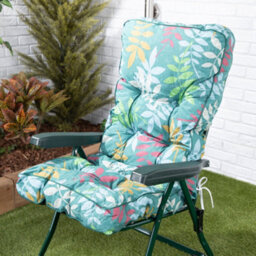 Alfresia Recliner Chair, Charcoal Frame, Classic Cushion - thumbnail 2