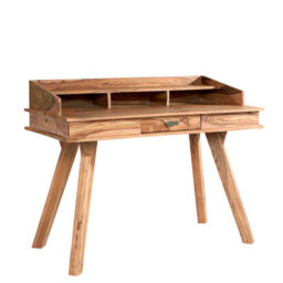 Buttercup Farm Jodhpur Sheesham Study Desk - Wood - L60 X W117 X H78 Cm - thumbnail 1