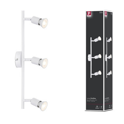 Paulmann 66765 Carolina Spotlight 3-Lamp Max. 3X10 Watts Ceiling Luminaire White Matt Spot Metal Gu10 - image 1