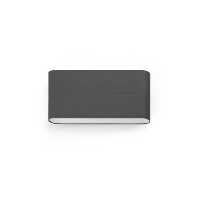 Luminosa Lighting Luminosa Aday Led Outdoor Large Up Down Wall Light Dark Grey Ip54 - image 1