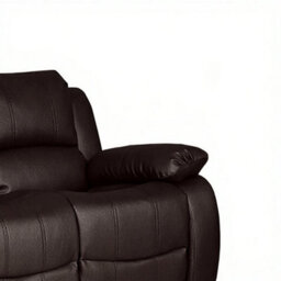 Furniture Instore Valerie Brown Leather Modern 3+3 Seater Sofa Set - thumbnail 4