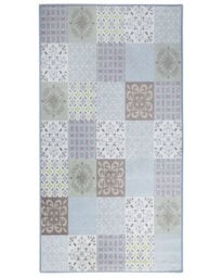 Beliani Coastal Charm Multicolour Patchwork Area Rug 80 X 150 Cm - Low Pile, Anti-Slip Underlay - thumbnail 1