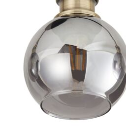GoodHome Mebel Bar Matt Antique Brass Effect 4 Light Spotlight - thumbnail 4
