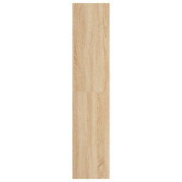 Berkfield Book Cabinet/tv Cabinet Sonoma Oak 36X30X143 Cm Engineered Wood - thumbnail 5