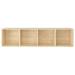 Berkfield Book Cabinet/tv Cabinet Sonoma Oak 36X30X143 Cm Engineered Wood - thumbnail 9