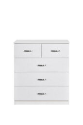 Swish Furniture Paddington White 3+2 Chest Of Drawers Dresser Bedroom Furniture Storage - thumbnail 4