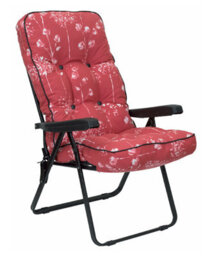 Glendale Garden & Leisure Deluxe Recliner Renaissance Rouge - thumbnail 2