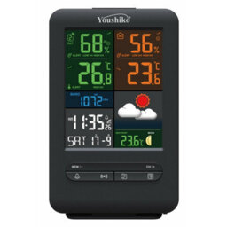 Youshiko Yc9481 Wireless Weather Station , Radio Controlled Clock ( Official Uk Version  ) - thumbnail 2